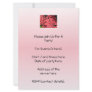 Azaleas. Pretty Pink Flowers. Custom Invitation