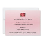Azaleas. Pretty Pink Flowers. Custom Invitations