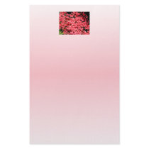 Azaleas. Pretty Pink Flowers. Stationery Design
