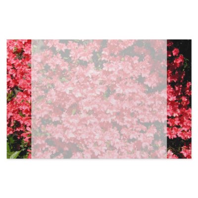 Azaleas. Pretty Pink Flowers. Personalized Stationery by PsyborgAli