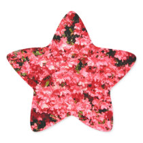 Azaleas. Pretty Pink Flowers. Sticker