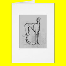 Azawakh Card by David Moore cards
