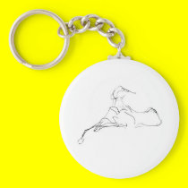Azawakh Keychain by David Moore keychains