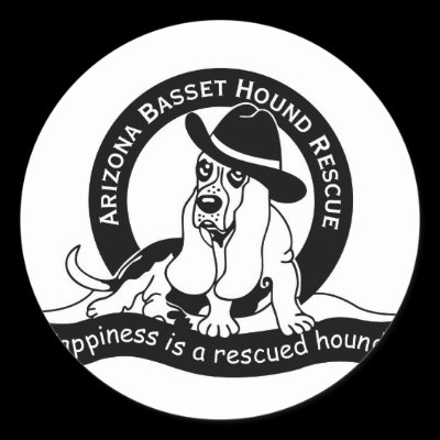 AZBHR LOGO STICKERS by azbassetrescue