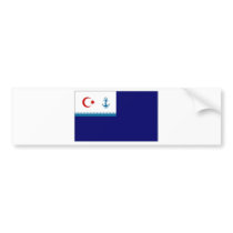 Azerbaijan Auxiliary Ensign Flag Bumper Sticker