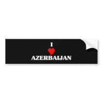 AZERBAIJAN BUMPER STICKER