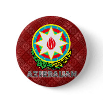 Azerbaijan Coat of Arms Pinback Button