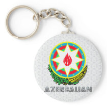 Azerbaijan Coat of Arms Keychains