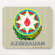 Azerbaijan Coat of Arms Mouse Pad