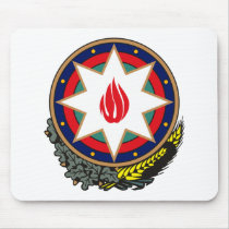 Azerbaijan Coat of Arms Mousepad