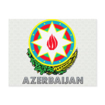 Azerbaijan Coat of Arms Post Card