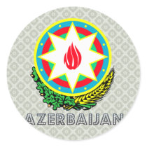 Azerbaijan Coat of Arms Stickers