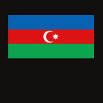 Azerbaijan Flag Map Spaghetti Top