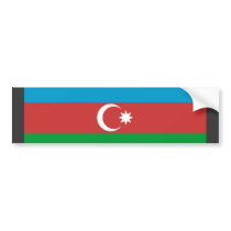 Azerbaijan Flag Bumper Stickers