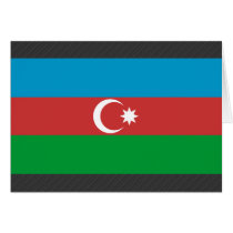 Azerbaijan Flag Greeting Card