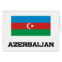 Azerbaijan Flag Cards