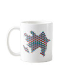 Azerbaijan Flag-hearts Map Customizable Mug
