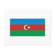 Azerbaijan FLAG International postcards by flagshirt Azerbaijan FLAG International postcards