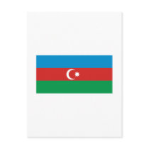 Azerbaijan FLAG International postcards by flagshirt Azerbaijan FLAG International postcards