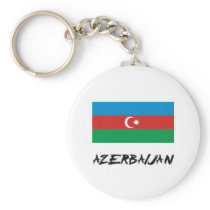 Azerbaijan Flag Key Chains