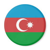 Azerbaijan Flag Magnet