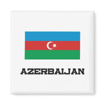 Azerbaijan Flag Fridge Magnets