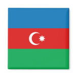 Azerbaijan Flag Magnet