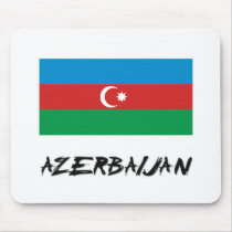 Azerbaijan Flag Mouse Pad