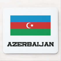 Azerbaijan Flag Mouse Mat