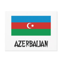 Azerbaijan Flag postcards by flagshirt Azerbaijan Flag postcards