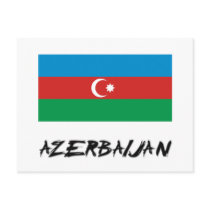Azerbaijan Flag postcards by flagshirt Azerbaijan Flag postcards