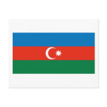 Azerbaijan Flag Postcard