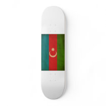 Azerbaijan Flag Skateboard