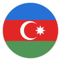 Azerbaijan Flag stickers