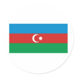 Azerbaijan Flag Sticker