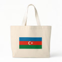 Azerbaijan Flag Tote Bag