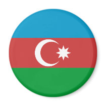 Azerbaijan High quality Flag Magnets