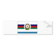 Azerbaijan President at sea Flag Bumper Stickers