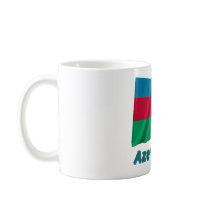 Azerbaijan Waving Flag with Name Coffee Mug