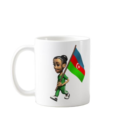 Azerbaijani Girl Coffee Mug by worldtees