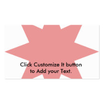 Azerbaijanian Star, Azerbaijan flag Business Card