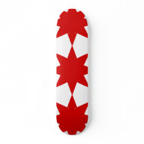 Azerbaijanian Star, Azerbaijan flag Custom Skate Board