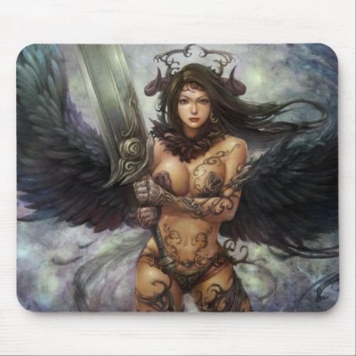 Azmodeus Dark Angel "Sunilda", Mouse Pad by Ripper2009