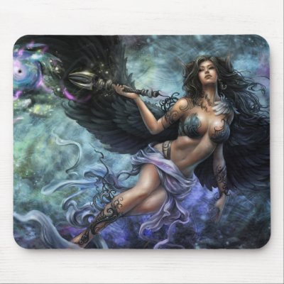 Azmodeus Dark Angel "Wynter", Mousepad by Ripper2009