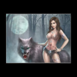 Azmodeus Lycan Queen, Postcard