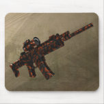 Azmodeus Red Camo ACR Rifle, Mouse Pad mousepads