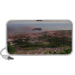 Azorean town at sunset travelling speakers