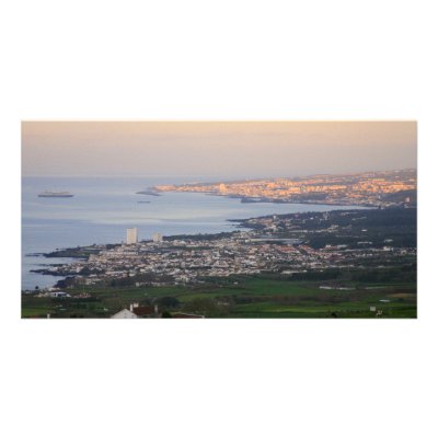 Azores at dawn customized photo card by gavila_pt
