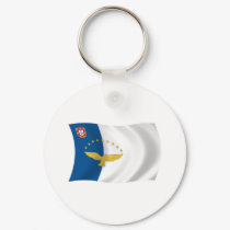 Azores Flag Keychain