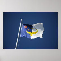 Azores flag poster